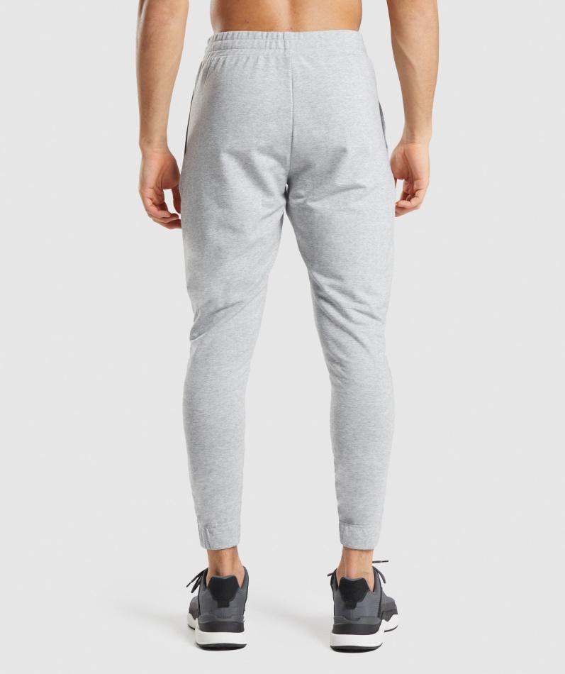Gymshark Kritisk 2.0 Joggere Menn Lys Grå Mergel
