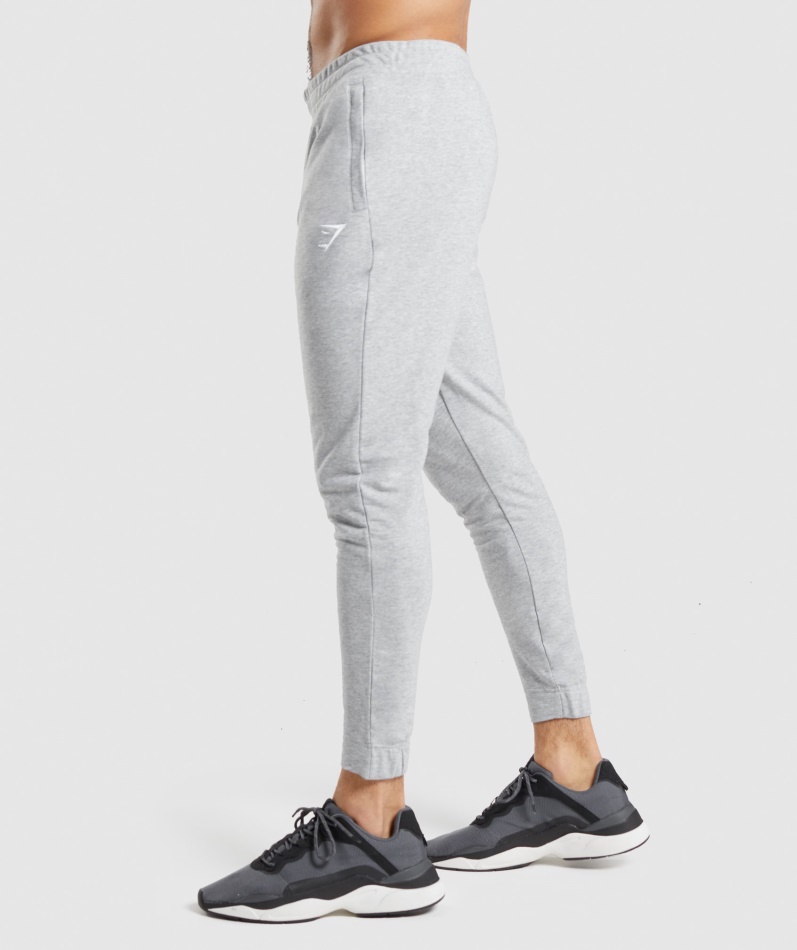 Gymshark Kritisk 2.0 Joggere Menn Lys Grå Mergel