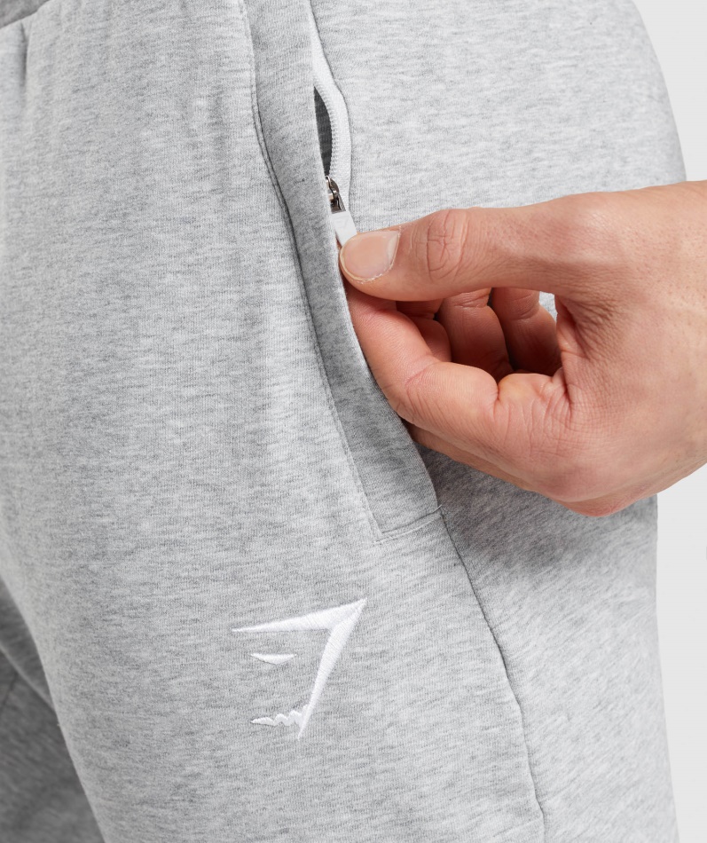 Gymshark Kritisk 2.0 Joggere Menn Lys Grå Mergel