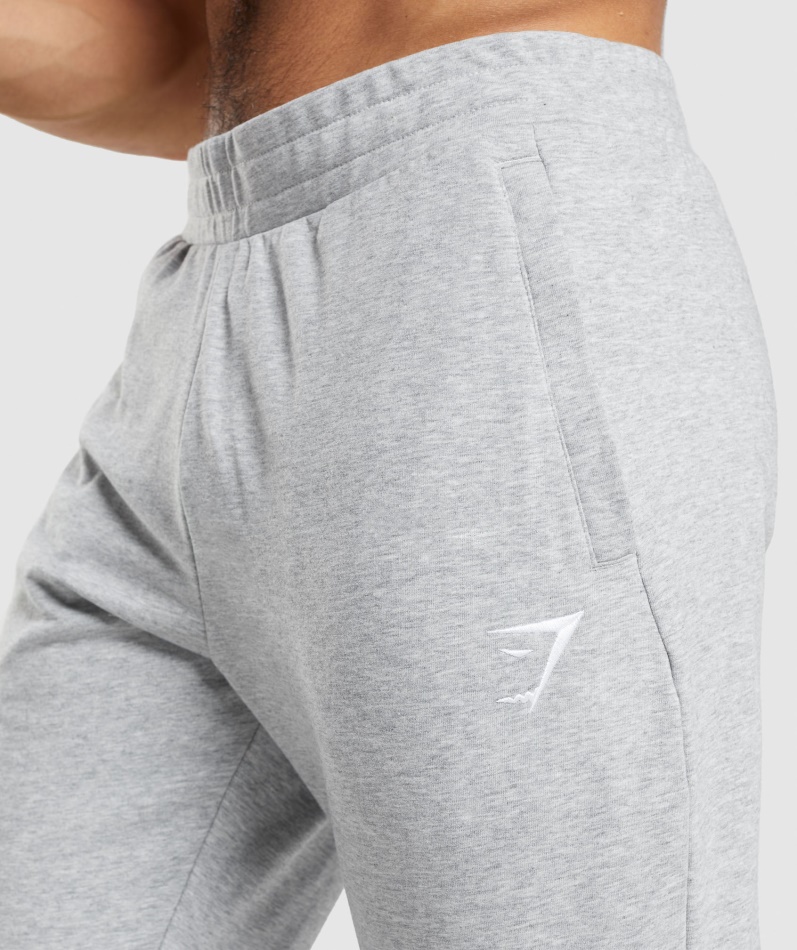 Gymshark Kritisk 2.0 Joggere Menn Lys Grå Mergel
