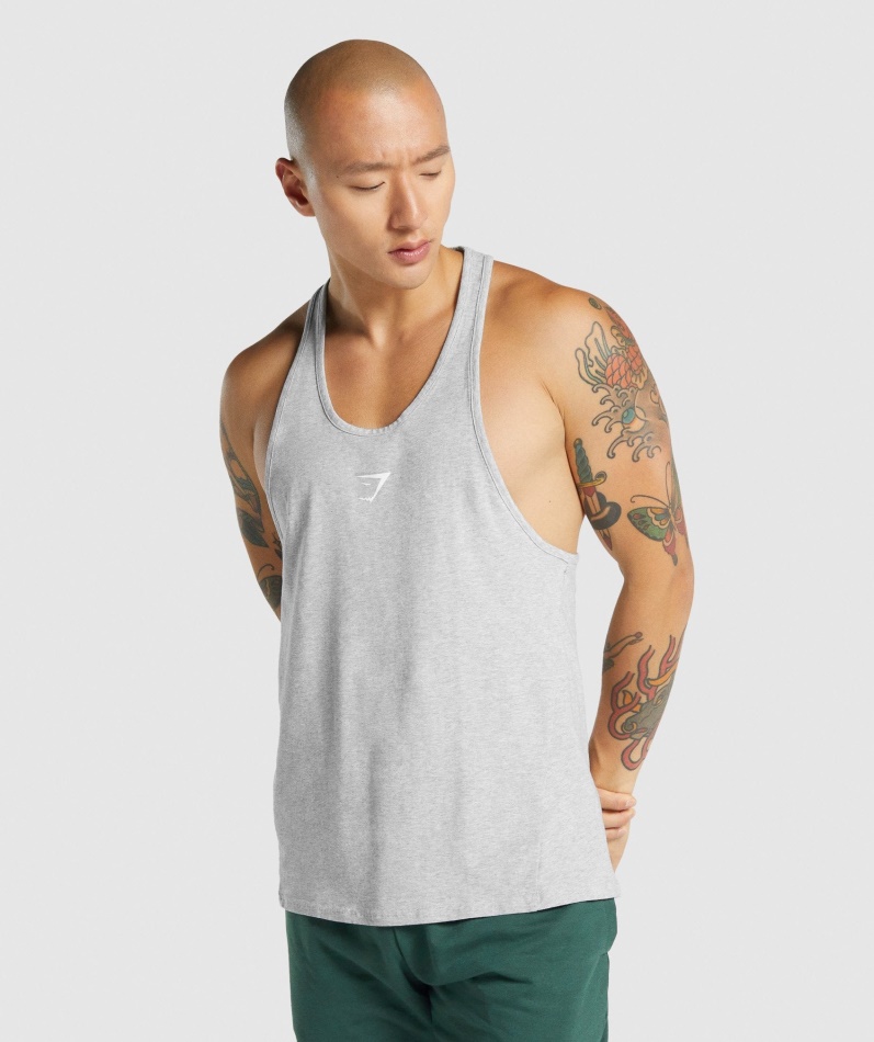 Gymshark Kritisk 2.0 Stringer Lys Grå Mergel