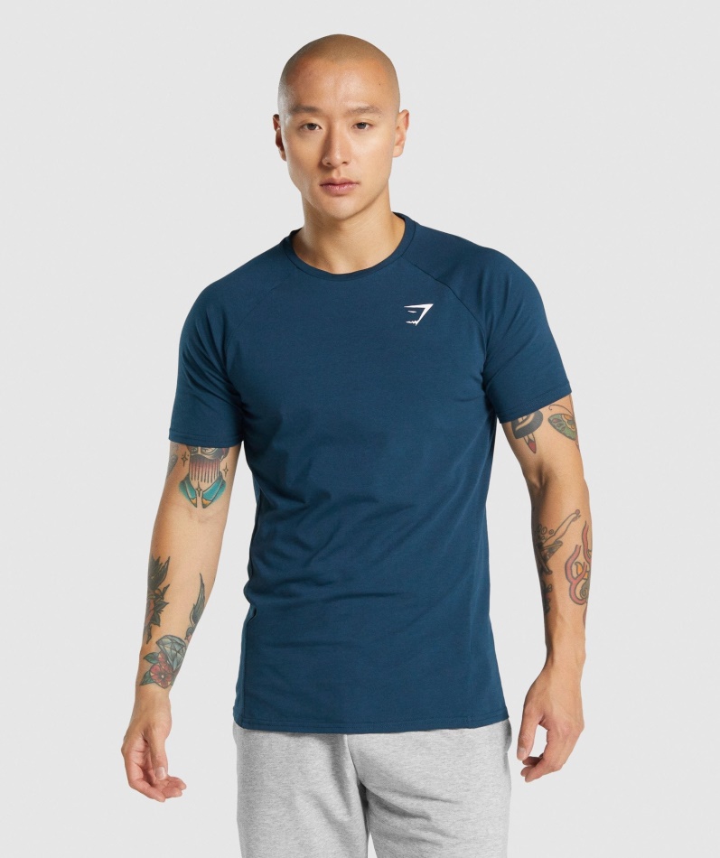 Gymshark Kritisk 2.0 T-skjorte Marine