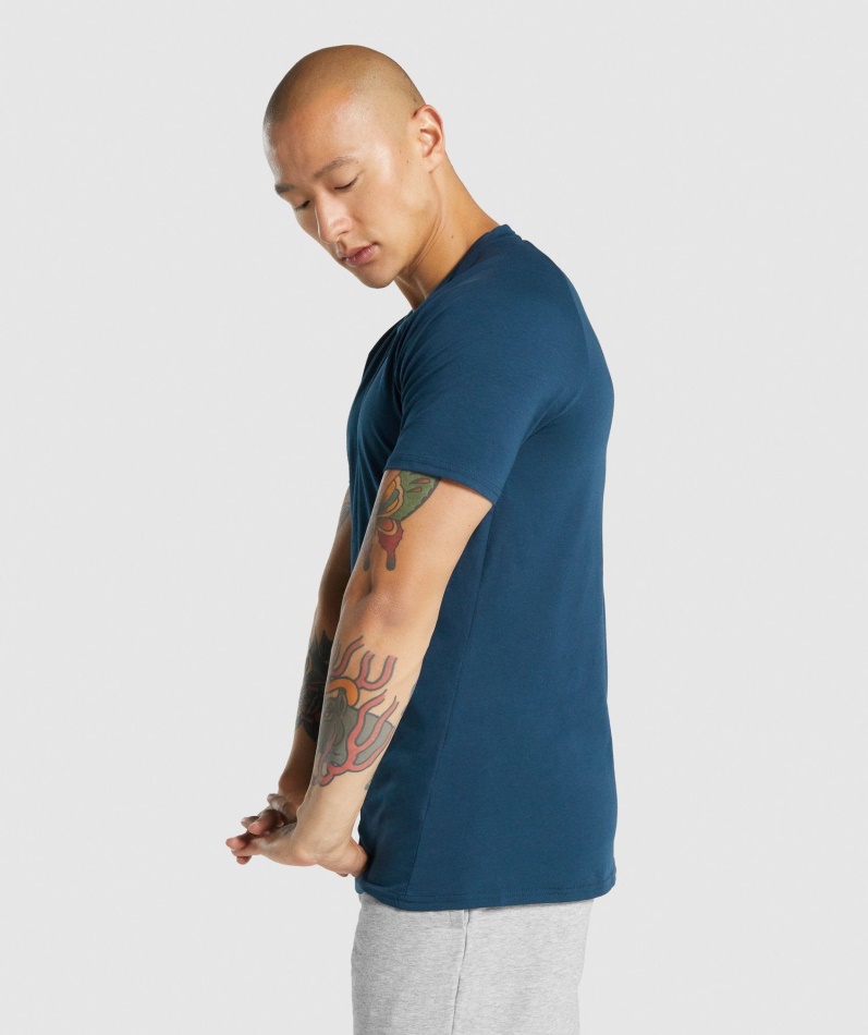 Gymshark Kritisk 2.0 T-skjorte Marine