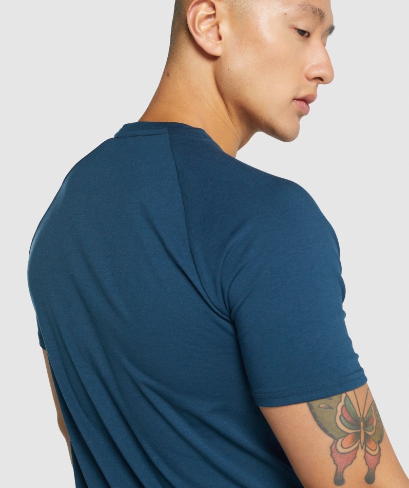 Gymshark Kritisk 2.0 T-skjorte Marine