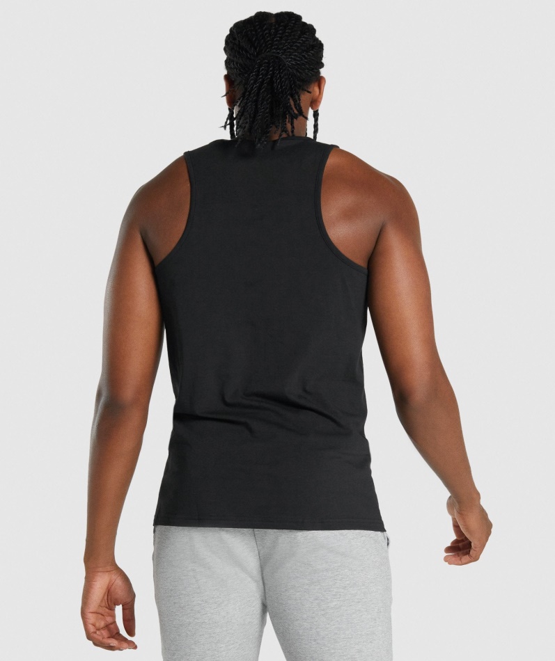 Gymshark Kritisk 2.0 Tank Svart