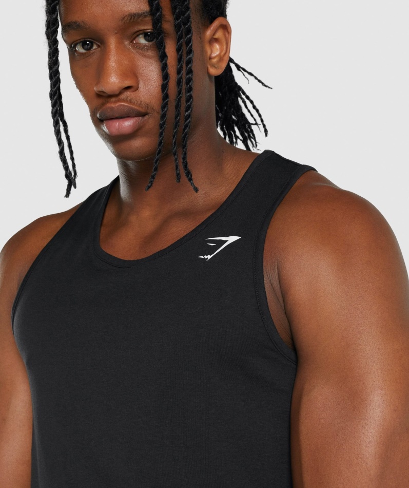 Gymshark Kritisk 2.0 Tank Svart