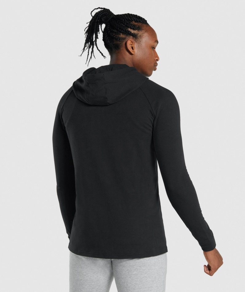Gymshark Critical 2.0 Hettegenser Med Glidelås Svart