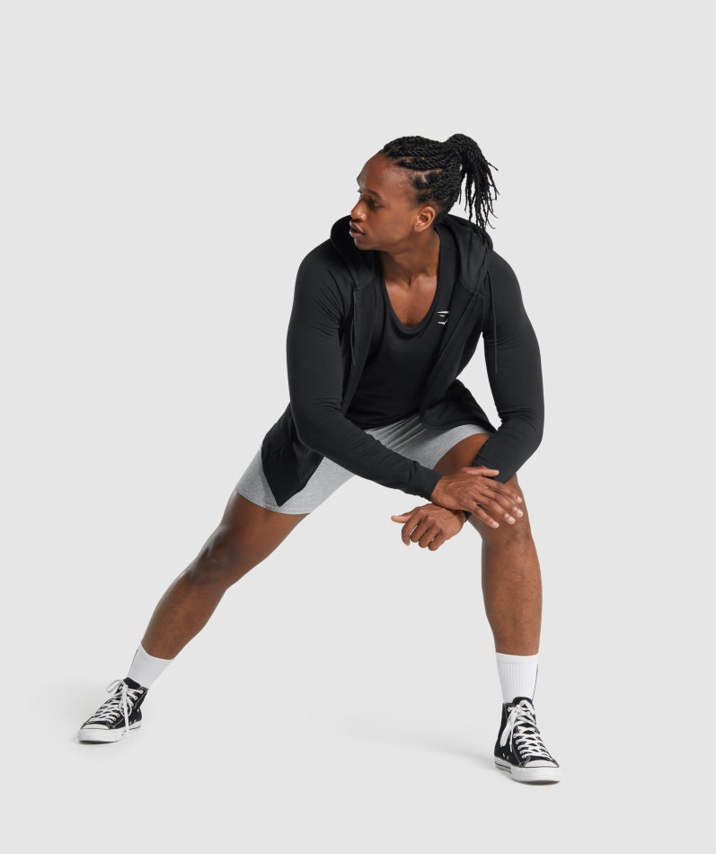 Gymshark Critical 2.0 Hettegenser Med Glidelås Svart