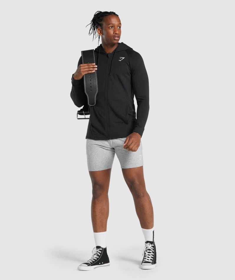 Gymshark Critical 2.0 Hettegenser Med Glidelås Svart
