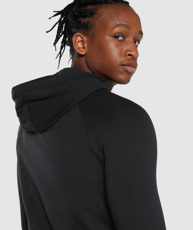 Gymshark Critical 2.0 Hettegenser Med Glidelås Svart