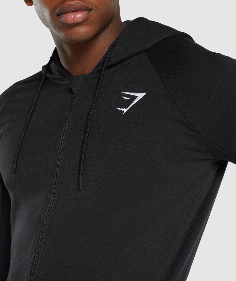 Gymshark Critical 2.0 Hettegenser Med Glidelås Svart