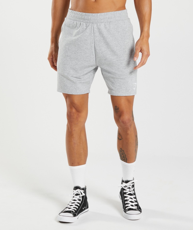 Gymshark Kritisk 7" Shorts Lys Grå Kjernemergel