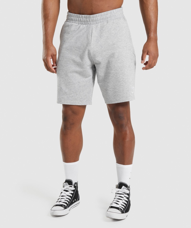 Gymshark Kritisk 9" Kort Lys Grå Kjernemergel