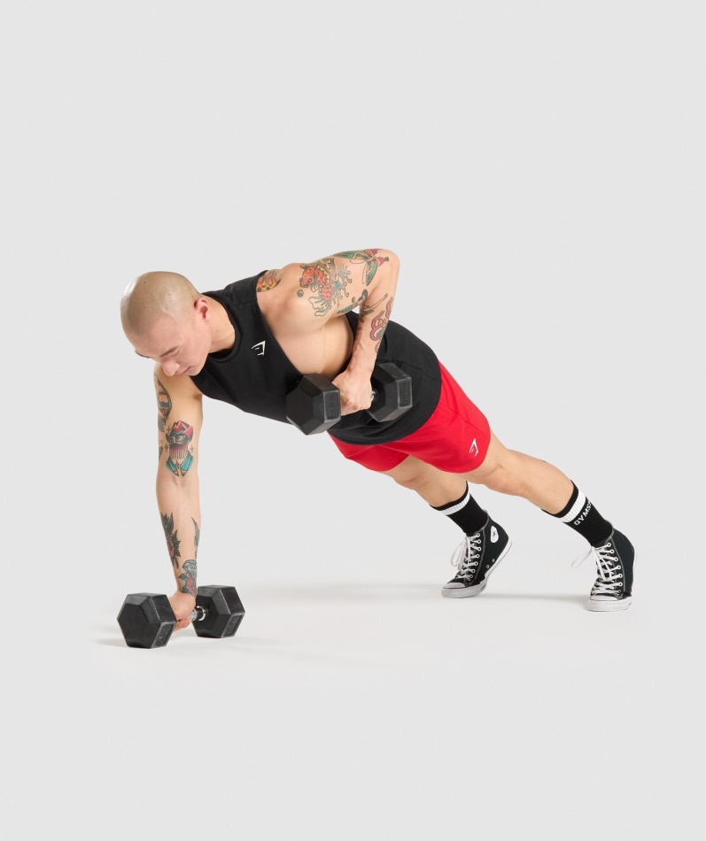 Gymshark Kritisk Fallarm Tank Svart