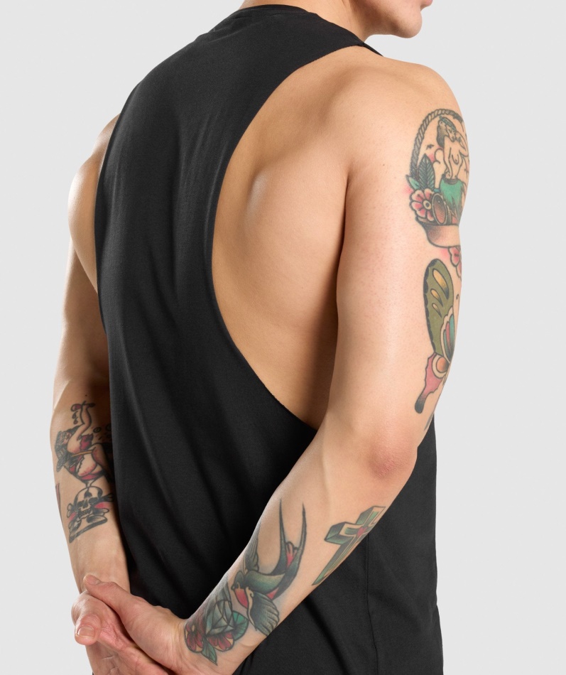 Gymshark Kritisk Fallarm Tank Svart