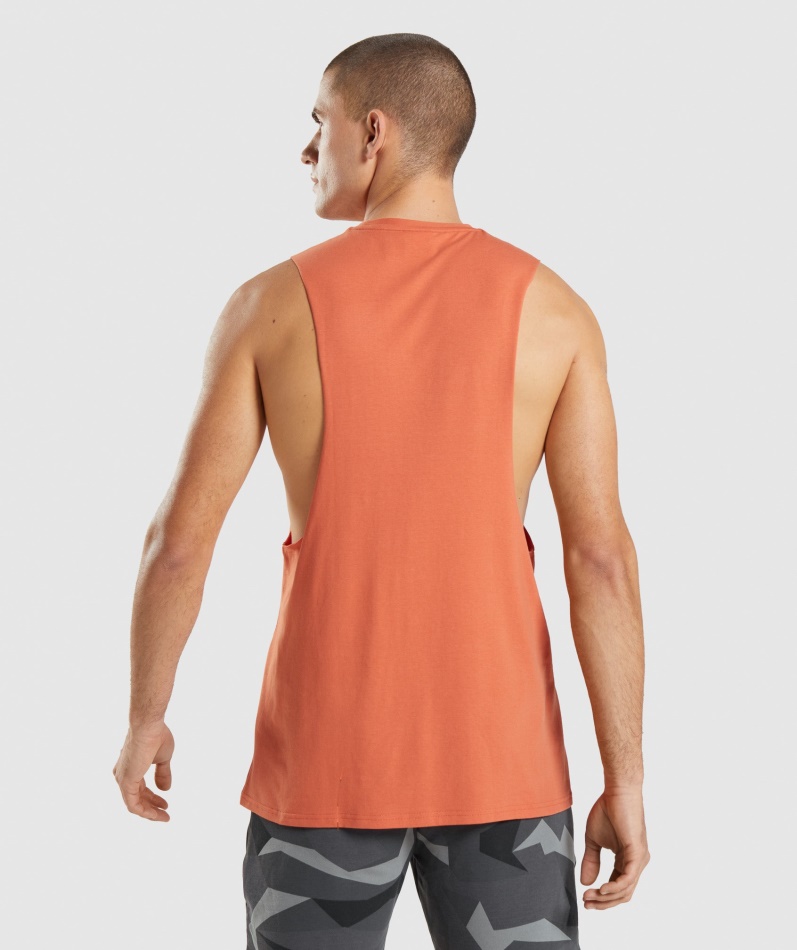Gymshark Kritisk Fallarm Tank Leire Oransje