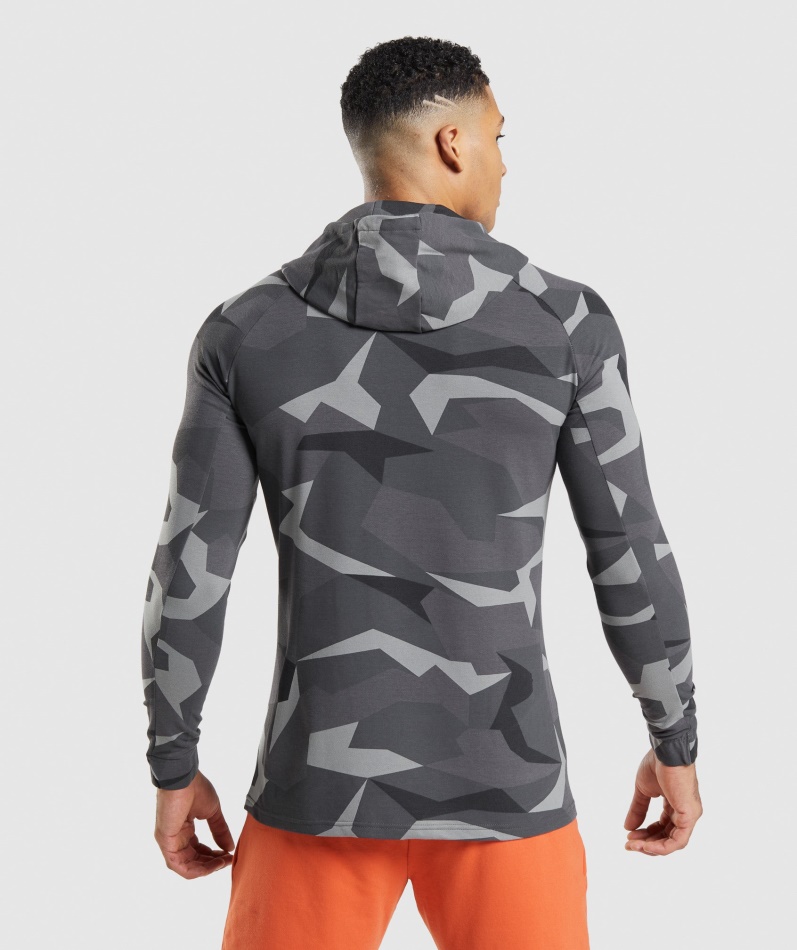 Gymshark Kritisk Hettegenser Svart Trykk