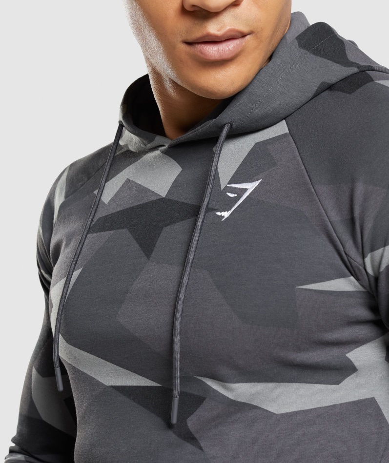 Gymshark Kritisk Hettegenser Svart Trykk