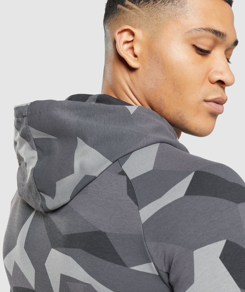 Gymshark Kritisk Hettegenser Svart Trykk