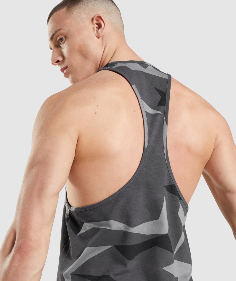 Gymshark Kritisk Stringer Svart Trykk