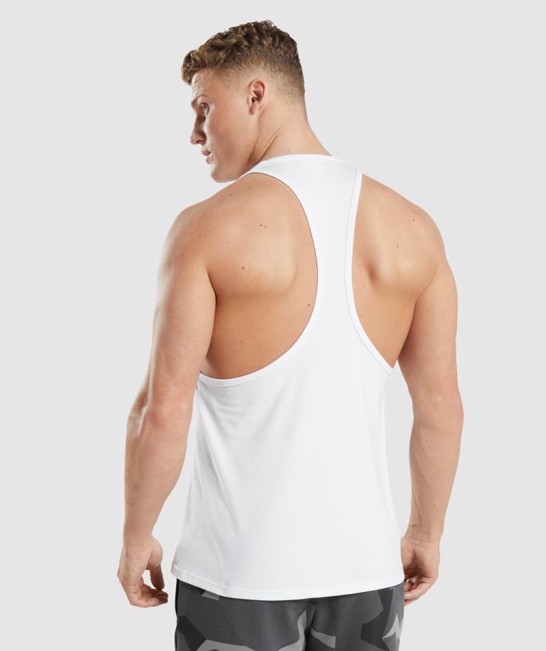 Gymshark Kritisk Stringer Hvit