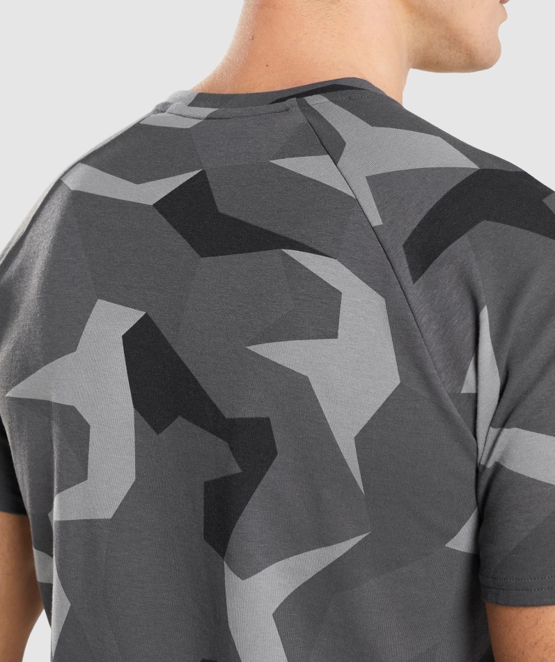 Gymshark Kritisk T-skjorte Svart Trykk