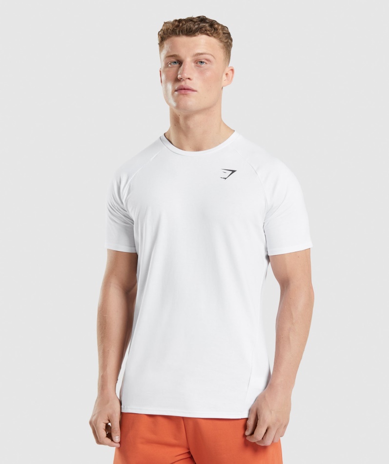Gymshark Kritisk T-skjorte Hvit