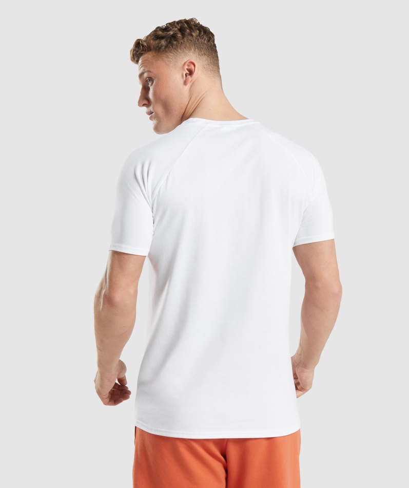 Gymshark Kritisk T-skjorte Hvit