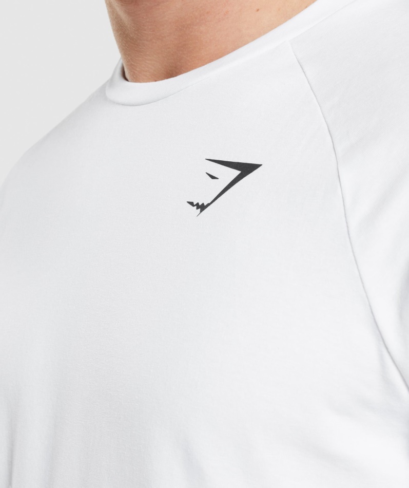Gymshark Kritisk T-skjorte Hvit