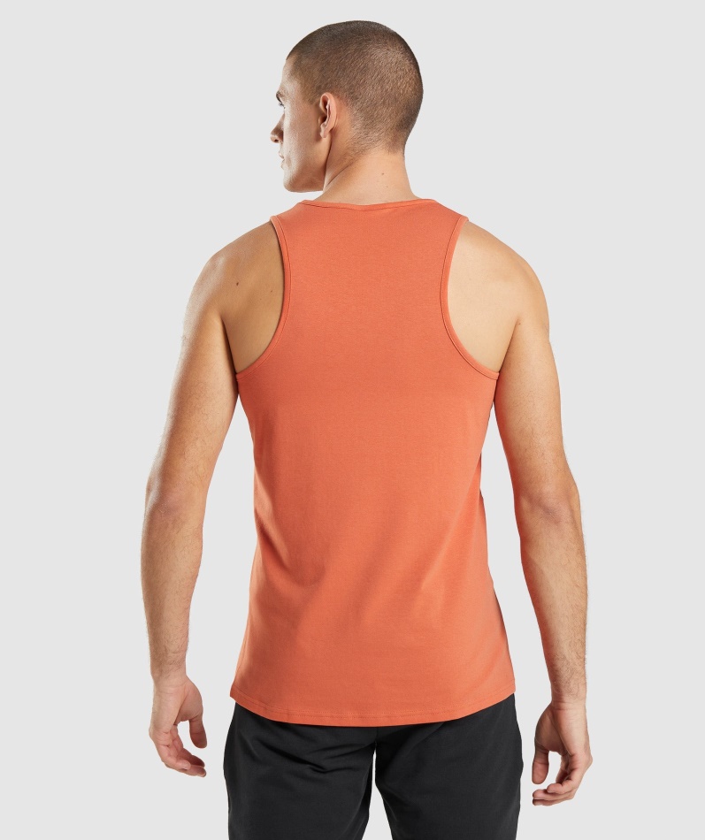 Gymshark Kritisk Tank Leire Oransje