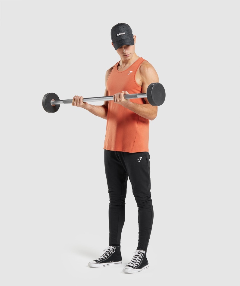 Gymshark Kritisk Tank Leire Oransje