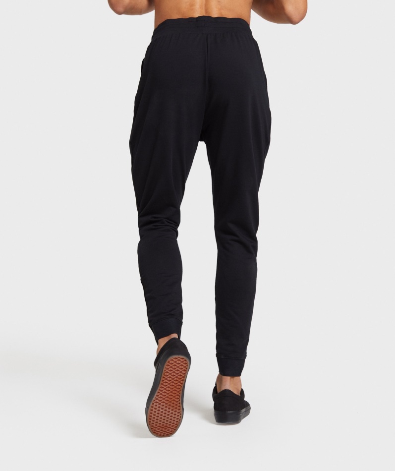 Gymshark Kritiske Zip Joggers Svart
