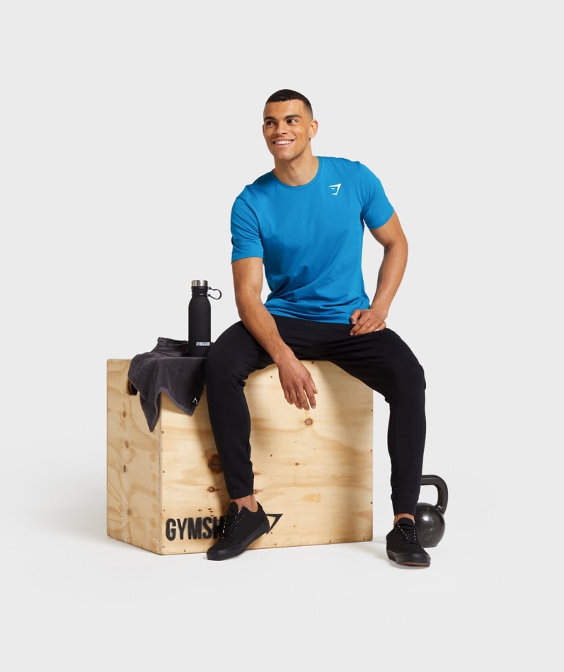 Gymshark Kritiske Zip Joggers Svart