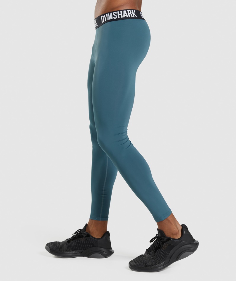 Gymshark Element Baselayer Leggings Toskansk Blågrønn