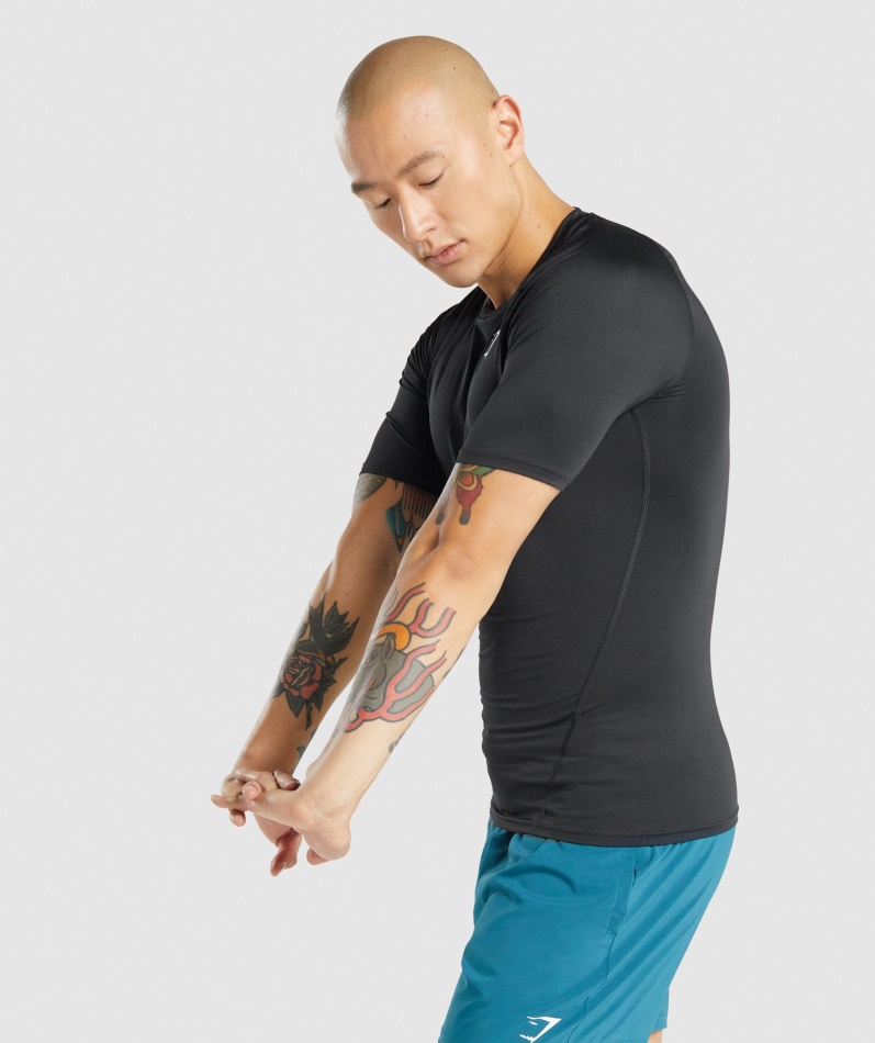 Gymshark Element Baselayer T-skjorte Svart