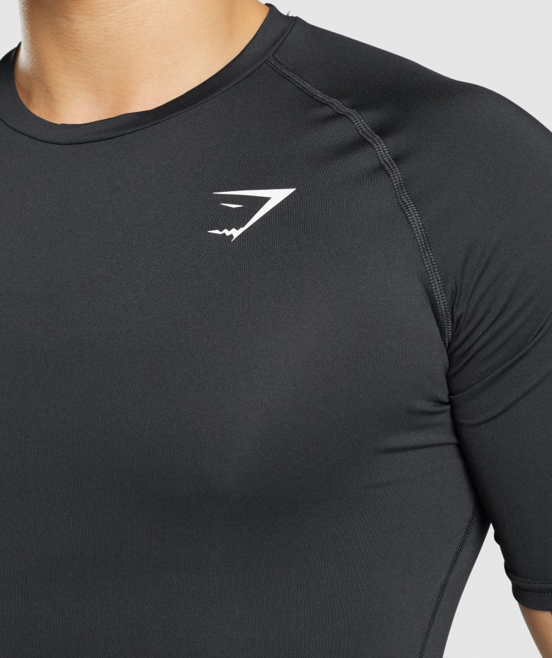 Gymshark Element Baselayer T-skjorte Svart