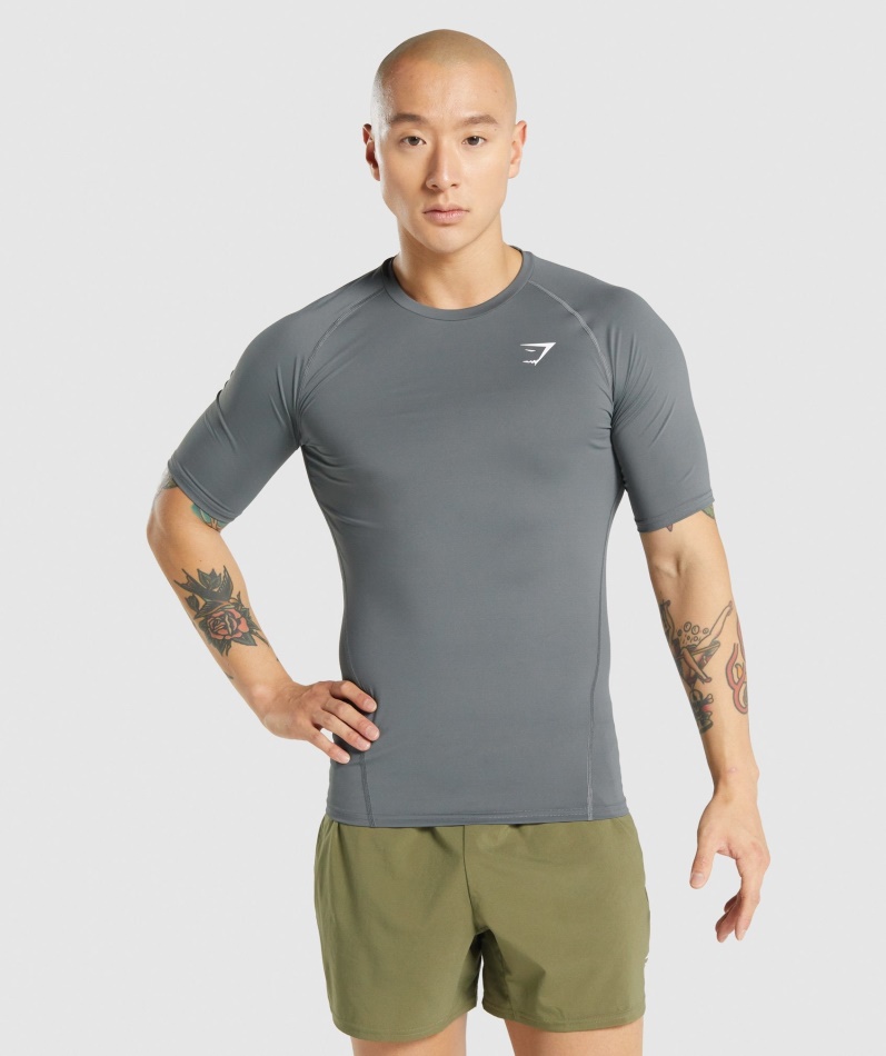 Gymshark Element Baselayer T-skjorte Kull