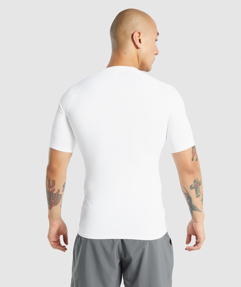 Gymshark Element Baselayer T-skjorte Hvit