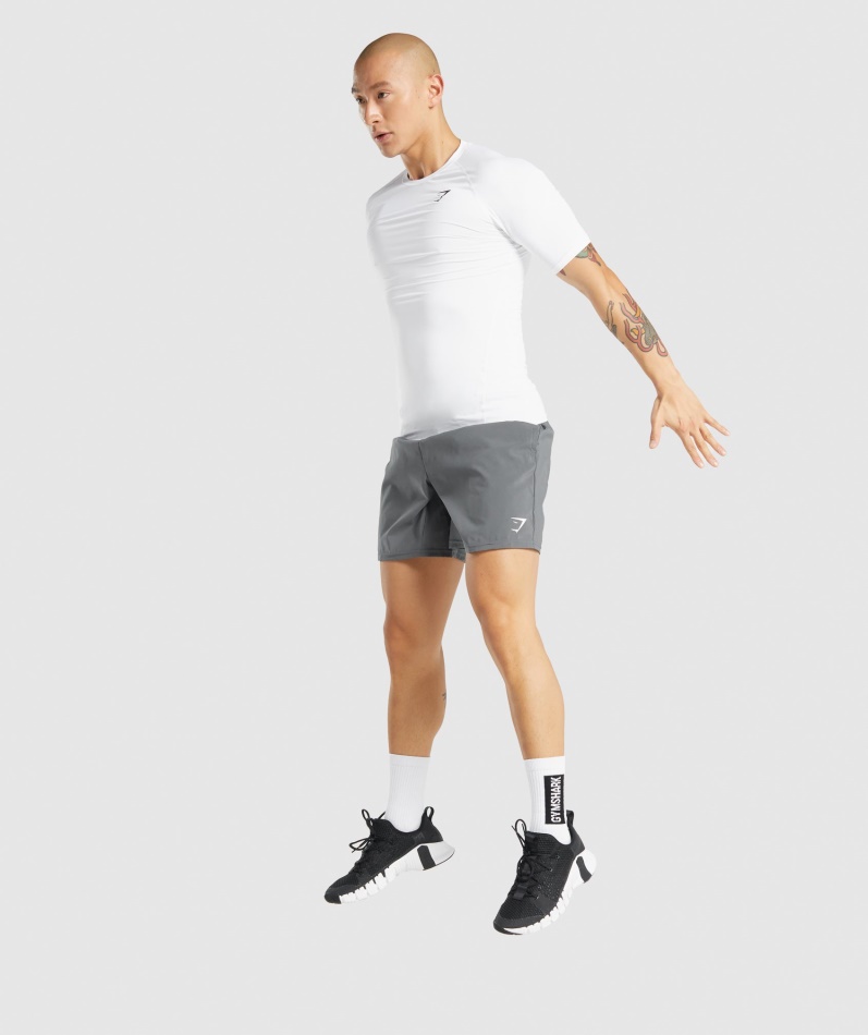 Gymshark Element Baselayer T-skjorte Hvit