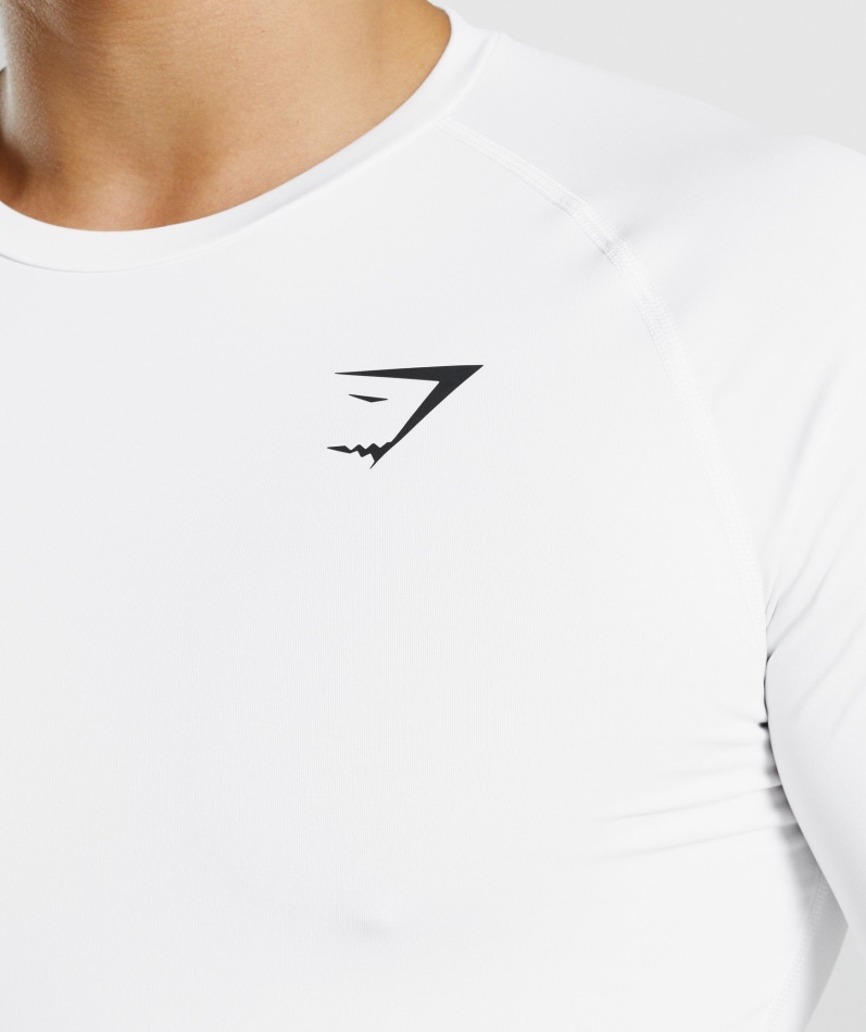 Gymshark Element Baselayer T-skjorte Hvit