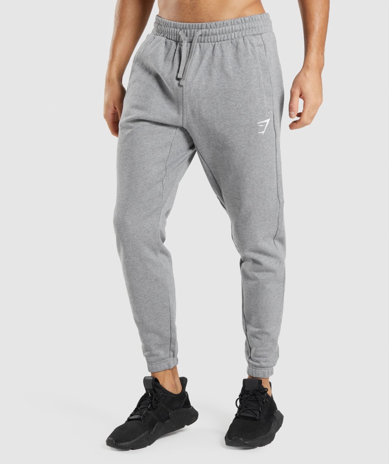 Gymshark Essensiell Overdimensjonert Jogger Kull Mergel