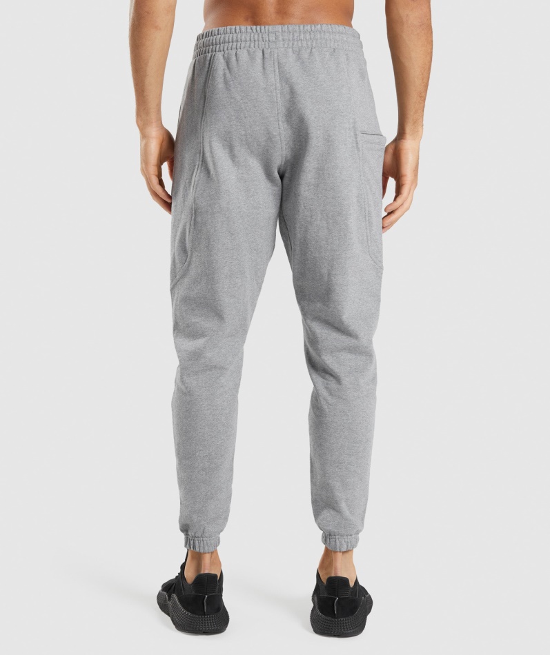 Gymshark Essensiell Overdimensjonert Jogger Kull Mergel