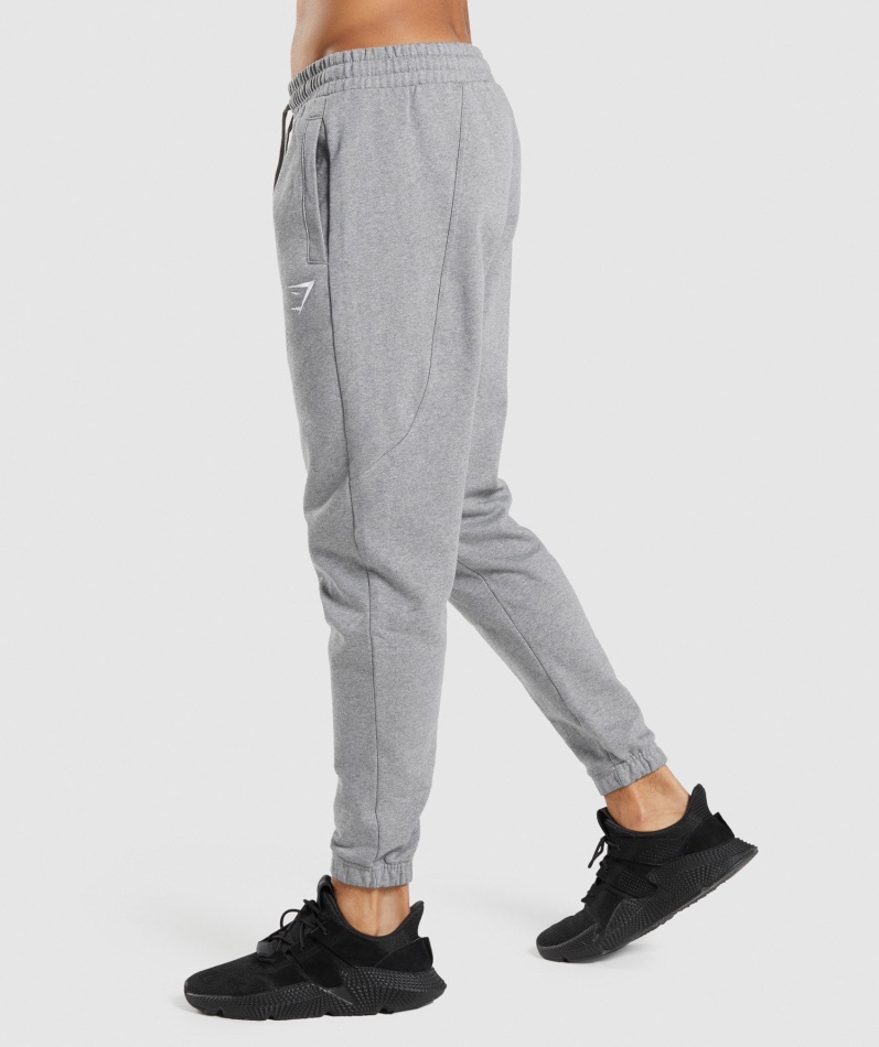 Gymshark Essensiell Overdimensjonert Jogger Kull Mergel