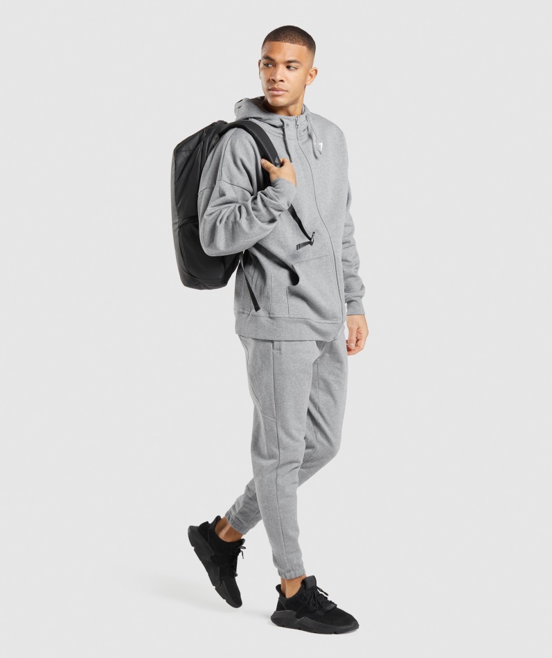 Gymshark Essensiell Overdimensjonert Jogger Kull Mergel