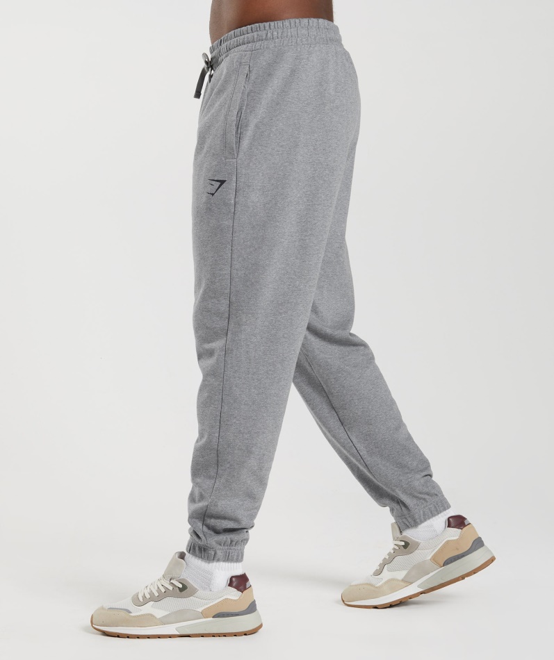 Gymshark Essential Overdimensjonerte Joggere Kullgrå Mergel