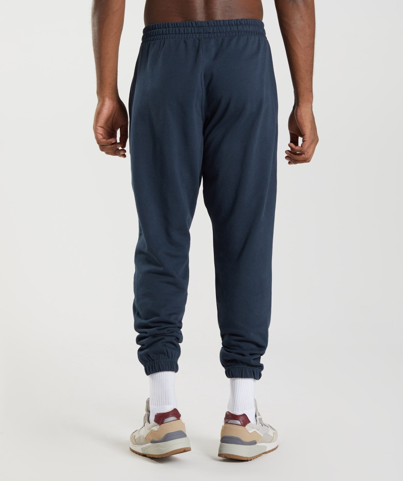 Gymshark Essensielle Overdimensjonerte Joggebukser Marine