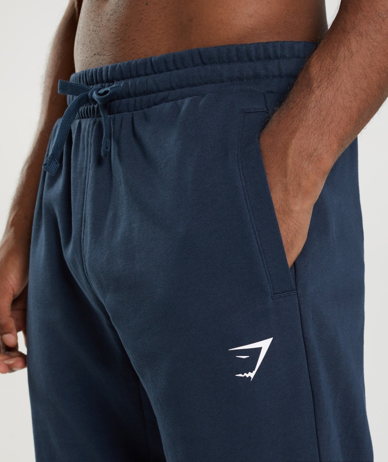 Gymshark Essensielle Overdimensjonerte Joggebukser Marine