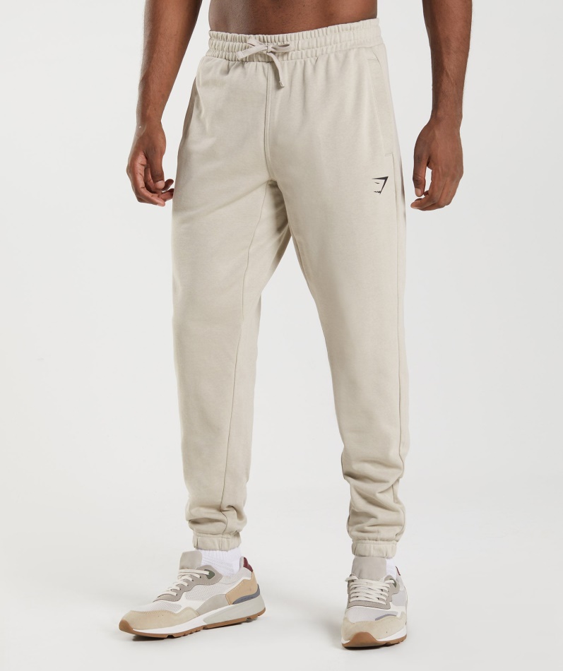 Gymshark Essensielle Overdimensjonerte Joggere Pebble Grey