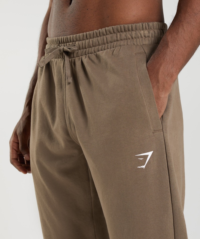 Gymshark Essensielle Overdimensjonerte Joggere Soul Brown