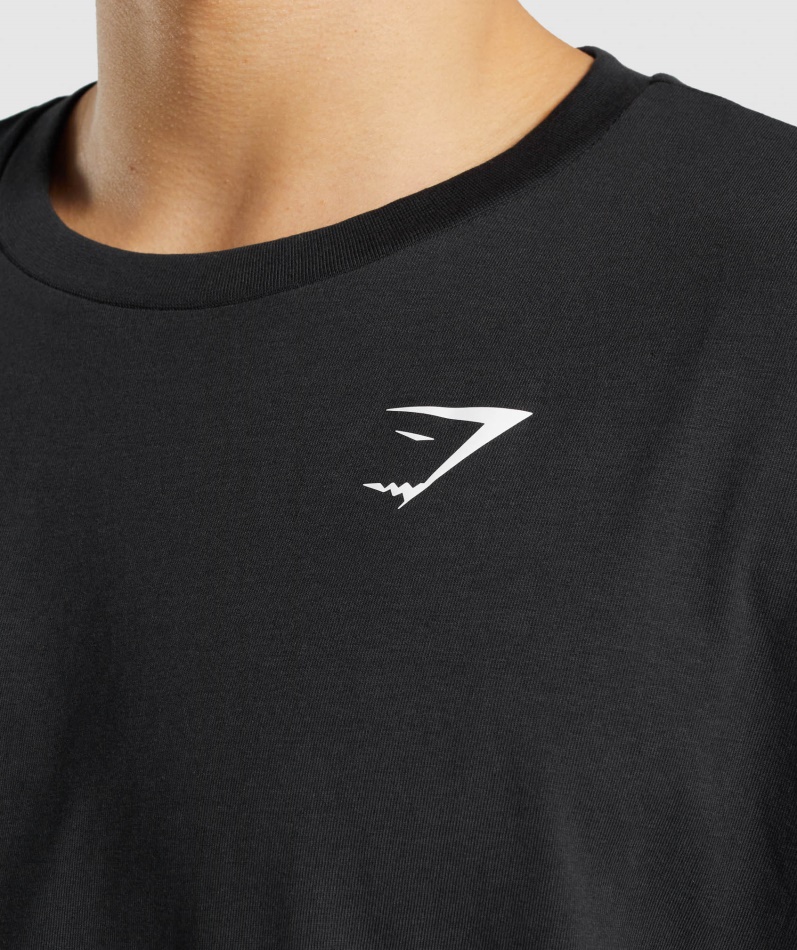 Gymshark Essential Oversized T-skjorte Svart